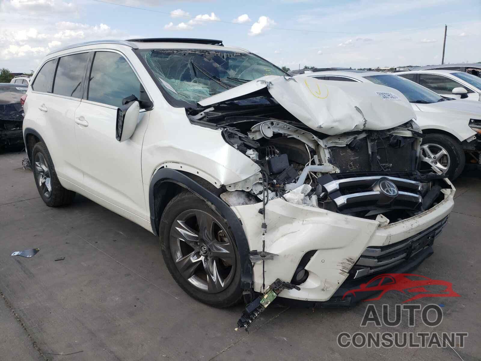 TOYOTA HIGHLANDER 2017 - 5TDYZRFH4HS217554