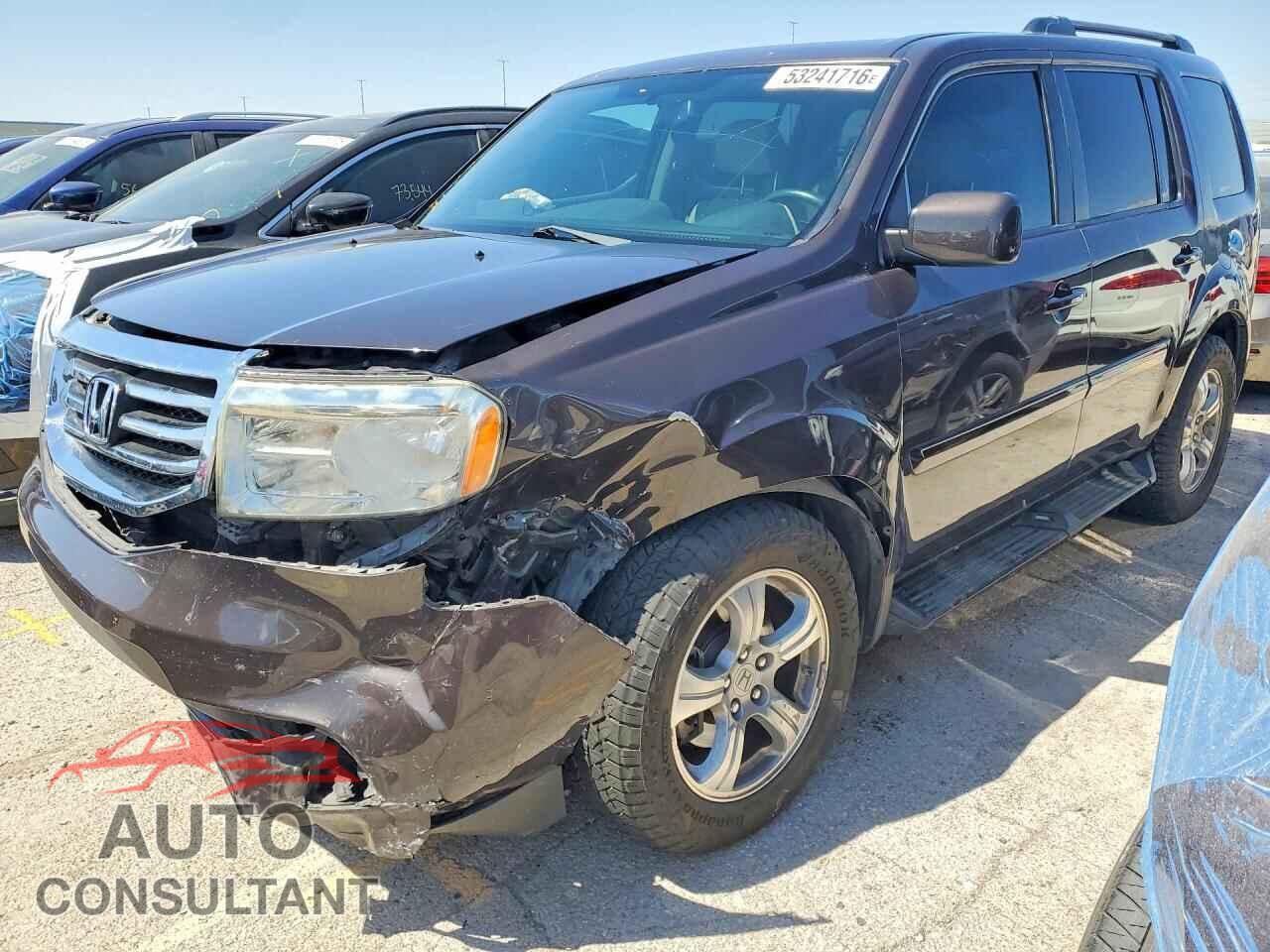 HONDA PILOT 2013 - 5FNYF4H55DB077916