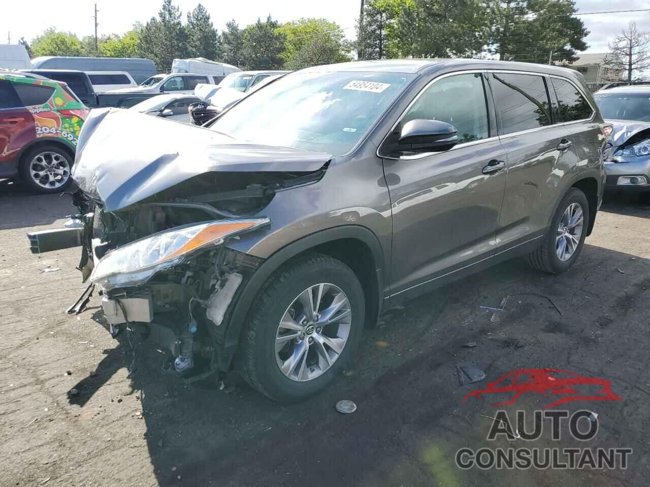 TOYOTA HIGHLANDER 2016 - 5TDBKRFH0GS263181