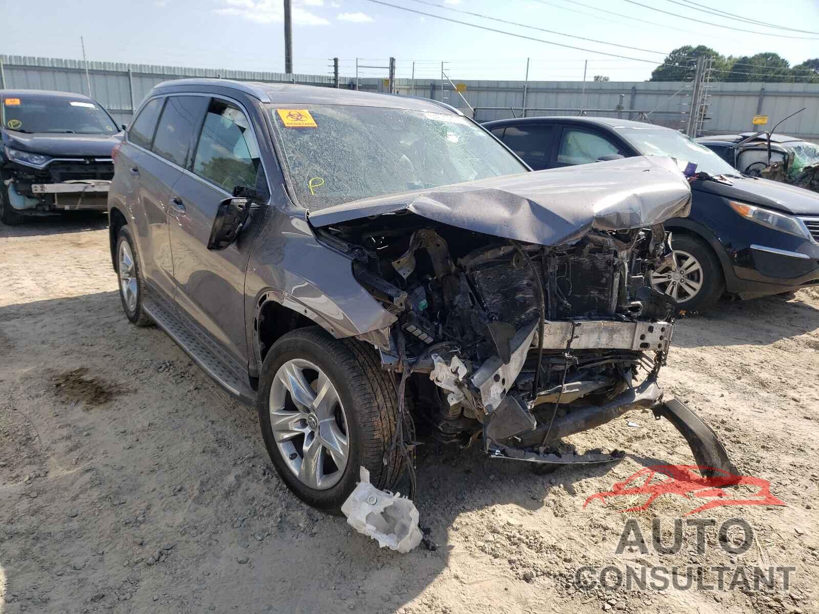 TOYOTA HIGHLANDER 2017 - 5TDYZRFH2HS223725