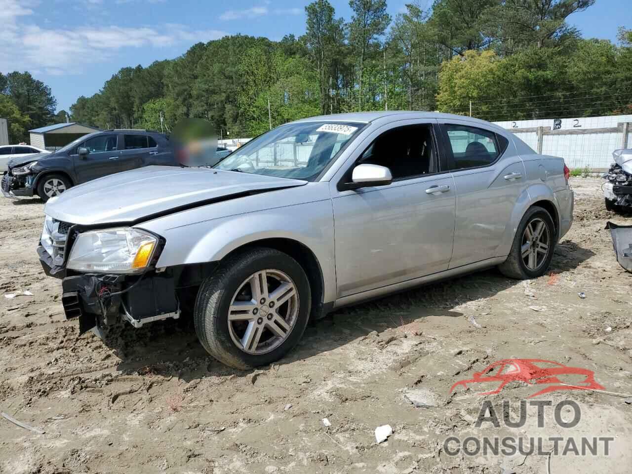 DODGE AVENGER 2012 - 1C3CDZCB7CN103477