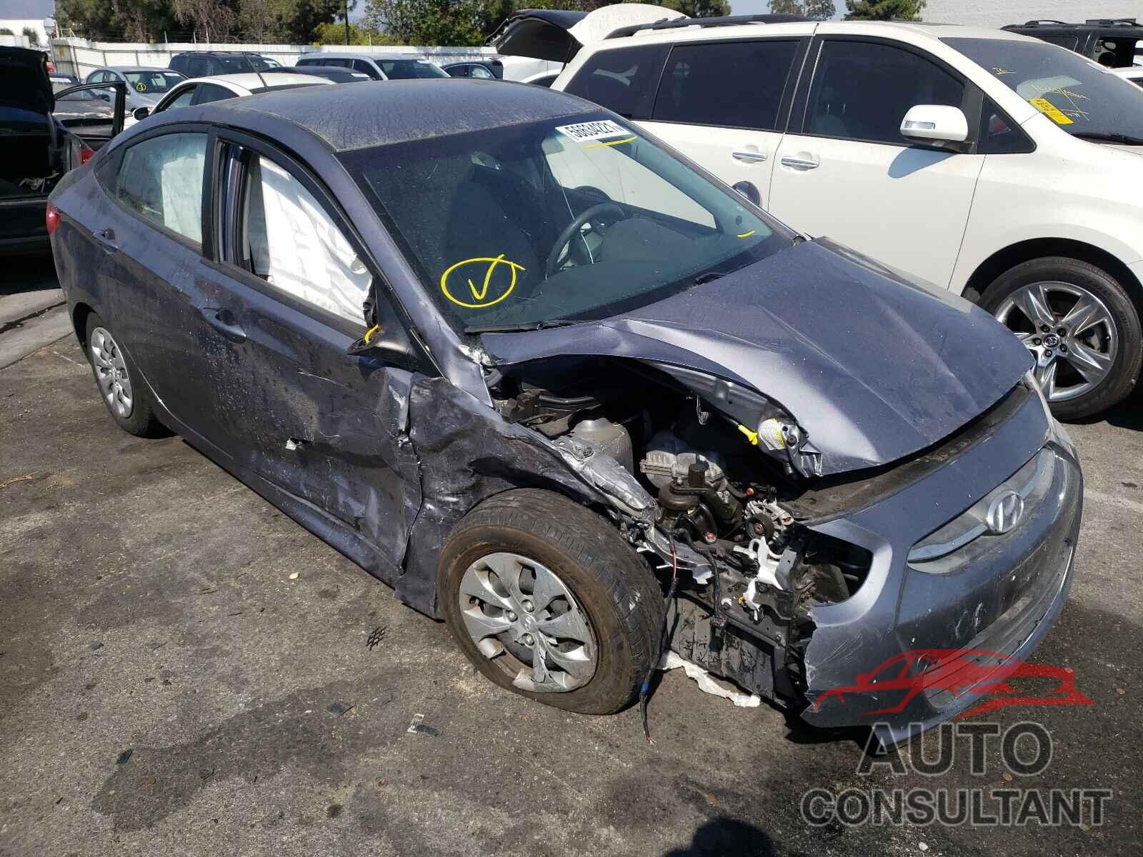 HYUNDAI ACCENT 2017 - KMHCT4AE7HU193236