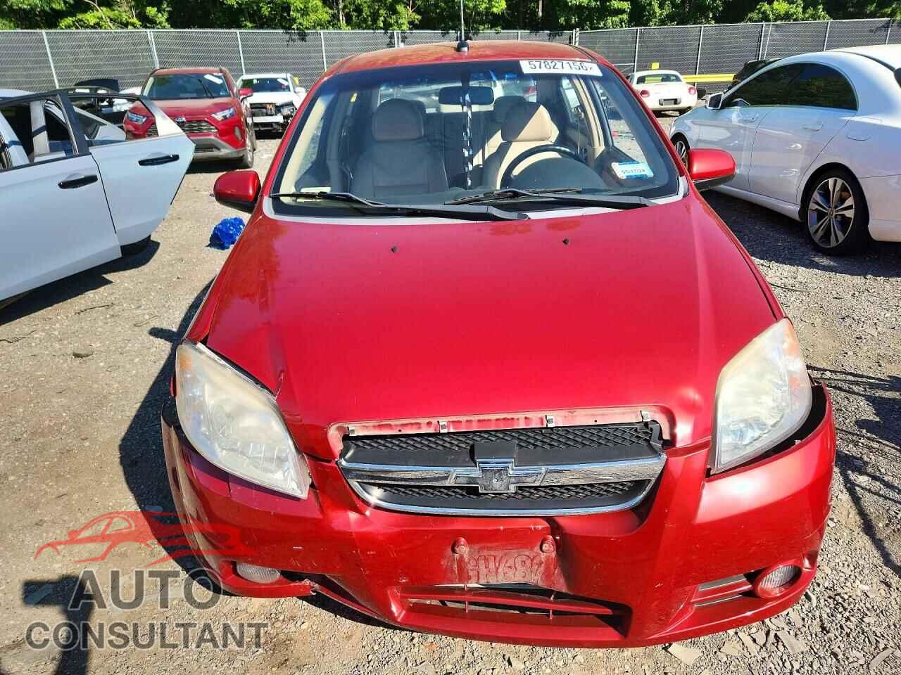 CHEVROLET AVEO 2011 - KL1TG5DEXBB195261