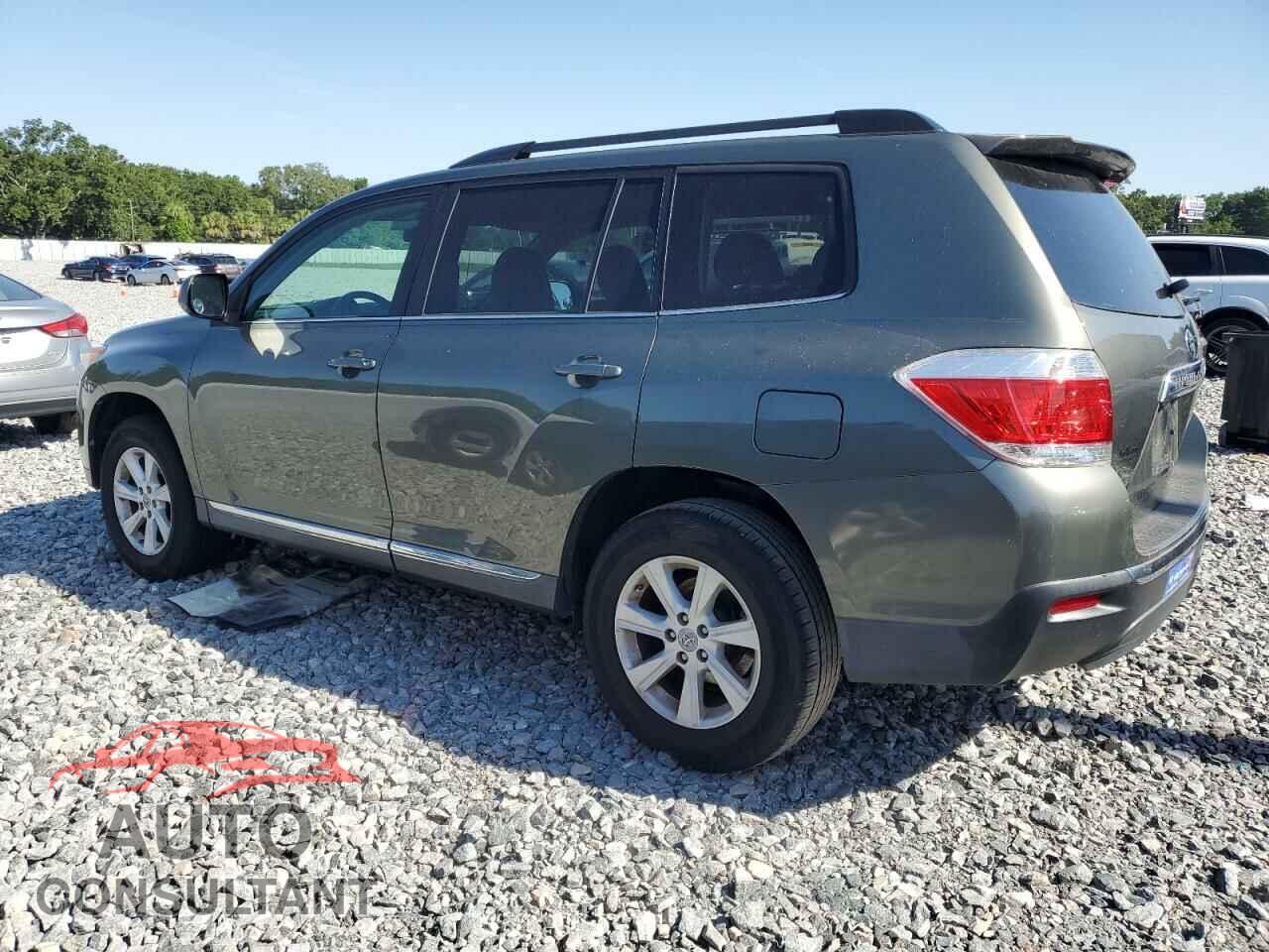 TOYOTA HIGHLANDER 2012 - 5TDZA3EH2CS024046