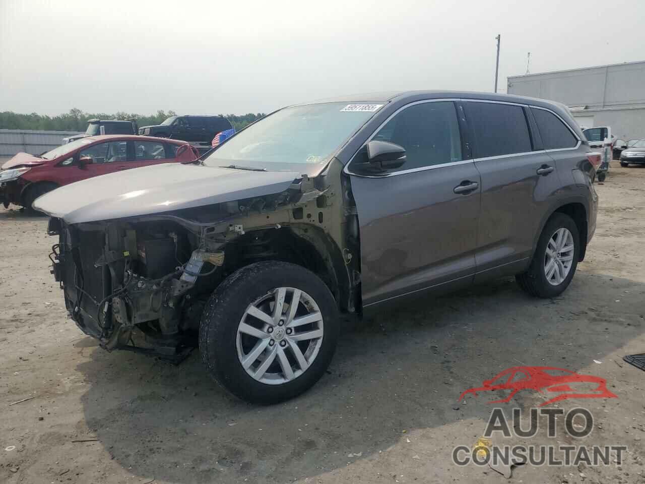 TOYOTA HIGHLANDER 2015 - 5TDBKRFH6FS138846