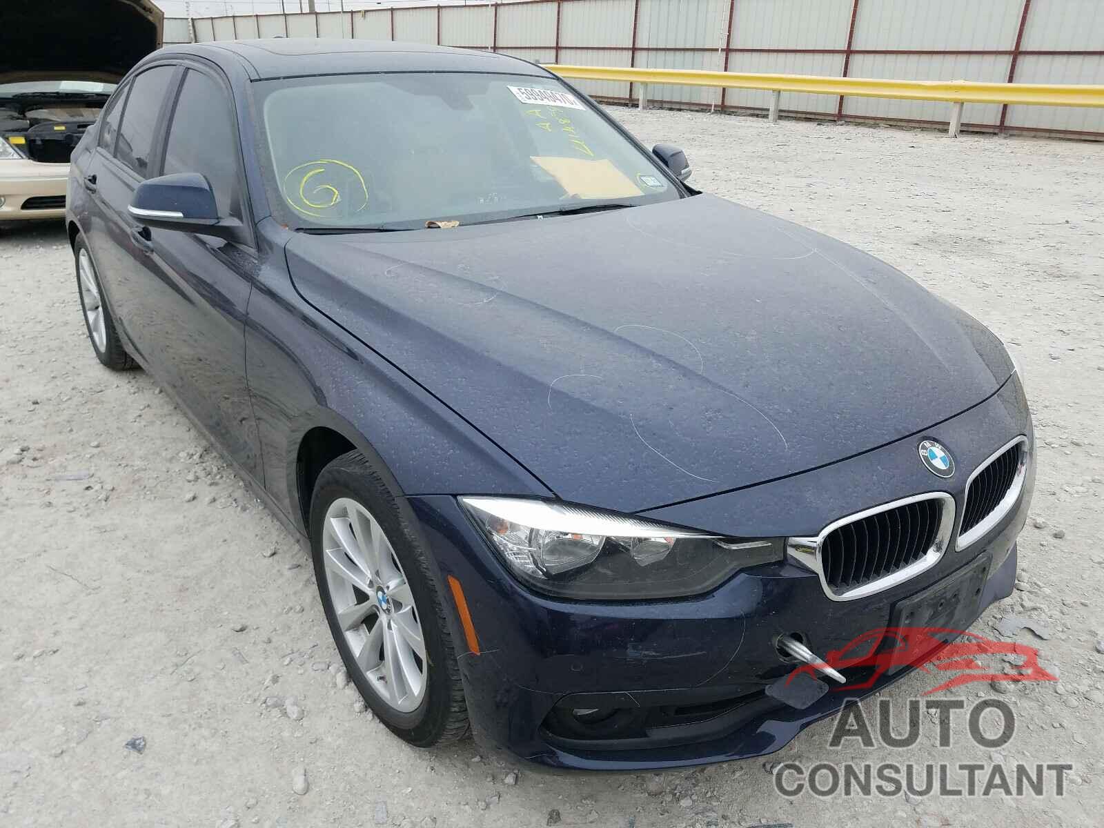BMW 3 SERIES 2017 - WBA8E1G57HNU14898