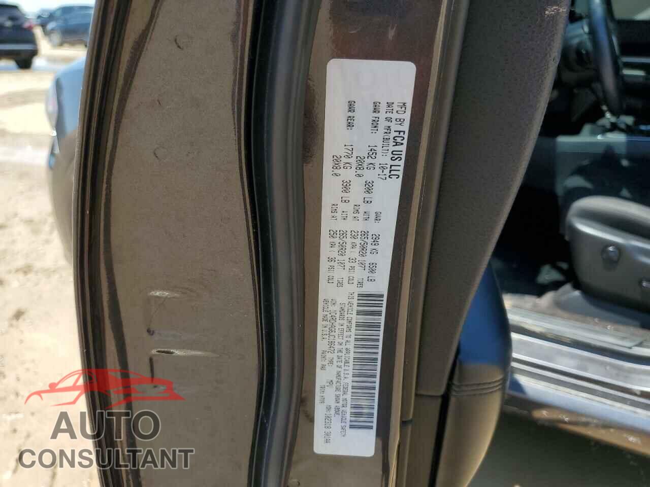 DODGE DURANGO 2018 - 1C4RDHAG6JC186472