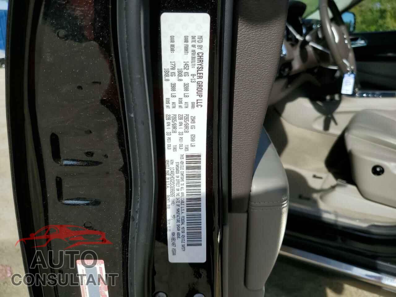 DODGE DURANGO 2013 - 1C4RDHDG2DC699265