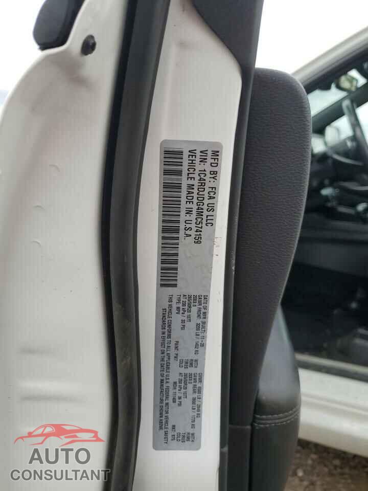 DODGE DURANGO 2021 - 1C4RDJDG4MC574159