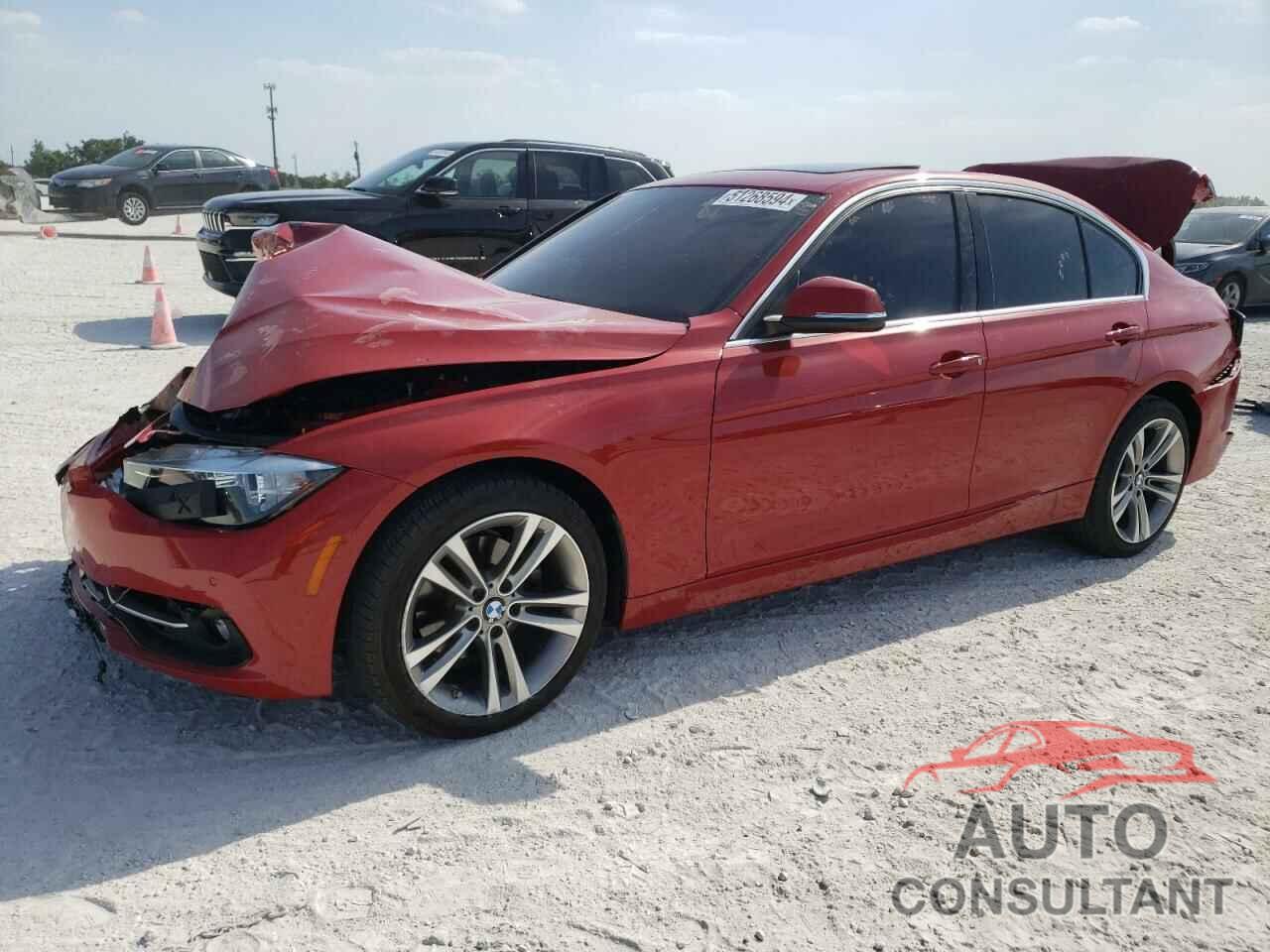 BMW 3 SERIES 2017 - WBA8B9G32HNU53758