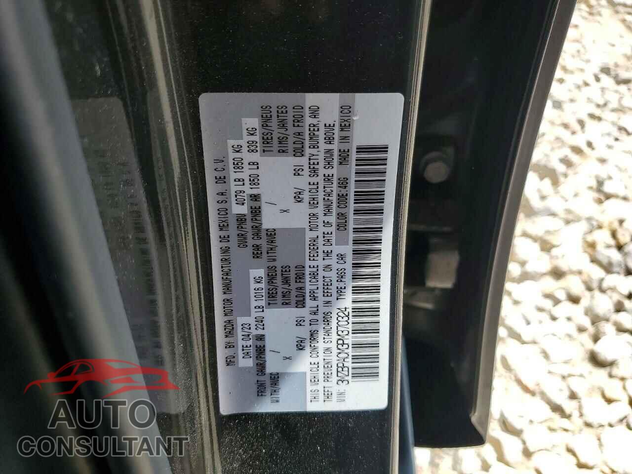 MAZDA 3 2023 - 3MZBPACM3PM370324