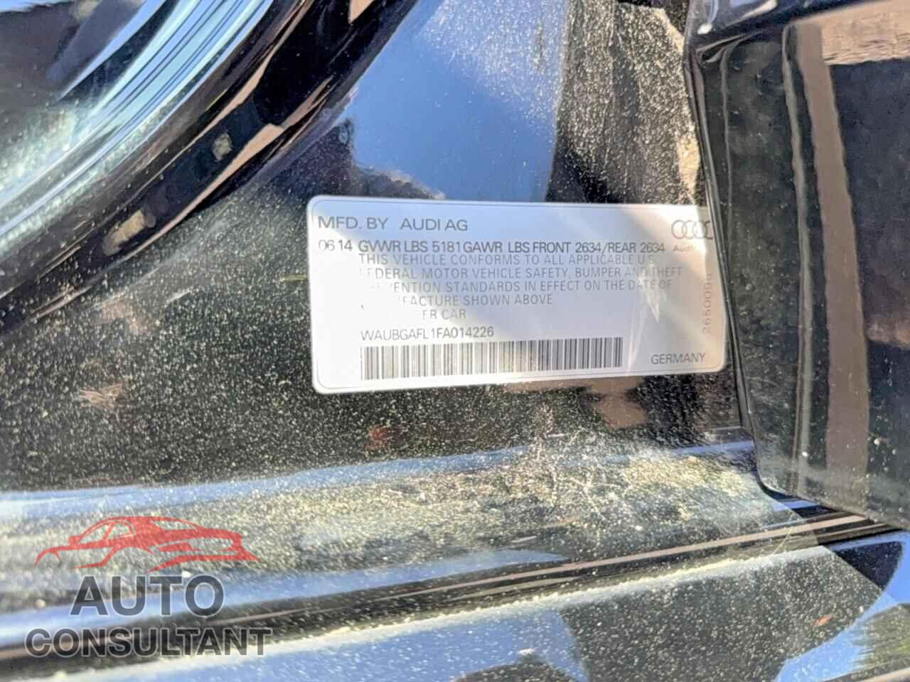 AUDI S4/RS4 2015 - WAUBGAFL1FA014226