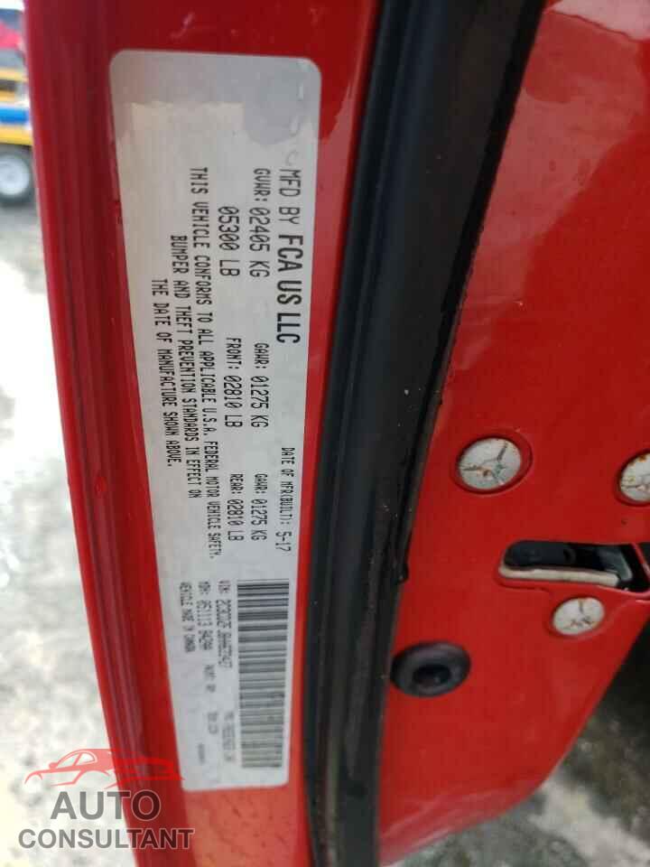 DODGE CHALLENGER 2017 - 2C3CDZFJ8HH633427