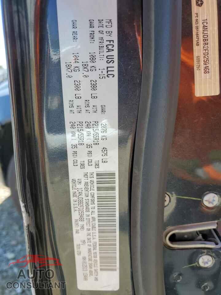 JEEP COMPASS 2015 - 1C4NJDBB2FD259468