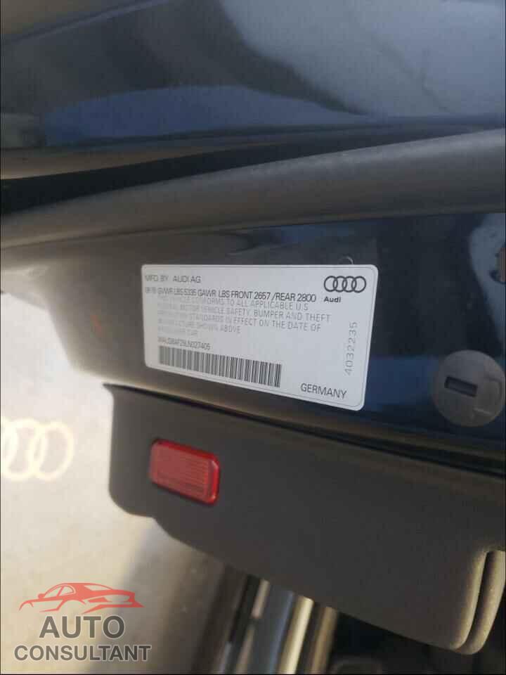 AUDI A6 2020 - WAUD8AF29LN027405