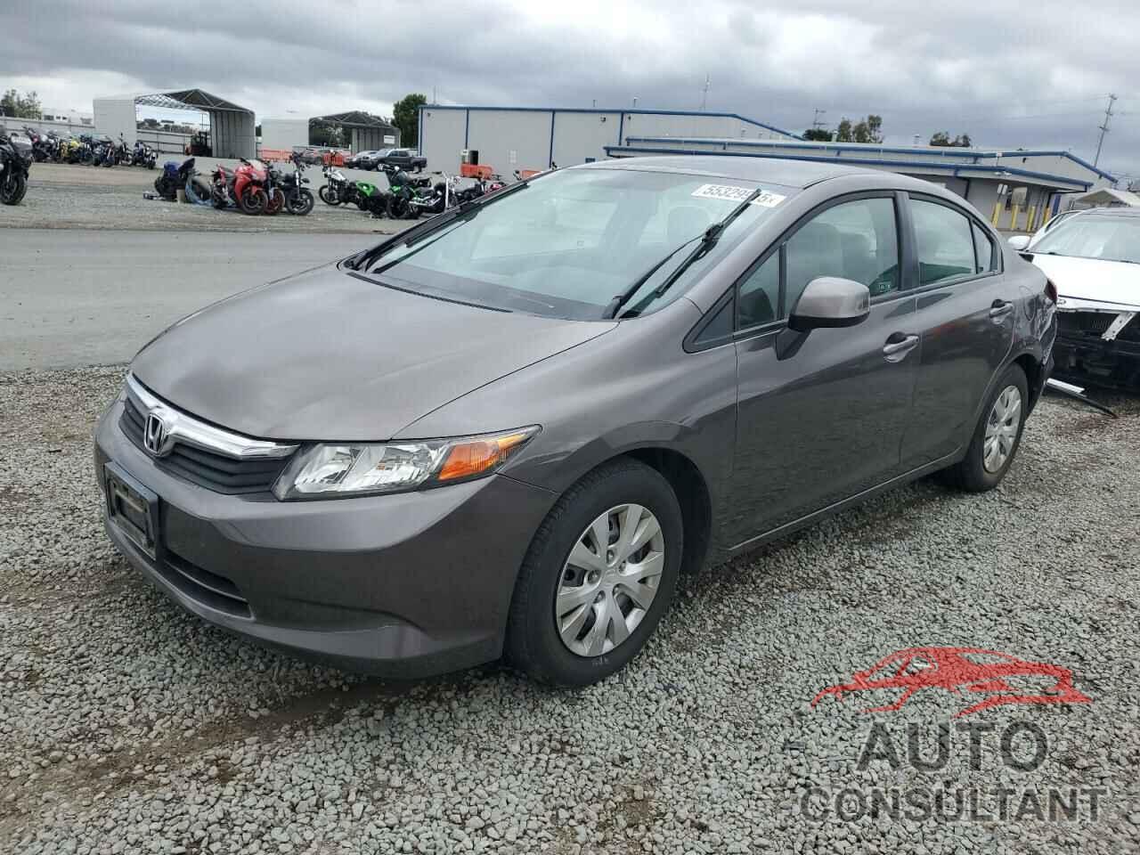 HONDA CIVIC 2012 - 19XFB2F5XCE372945