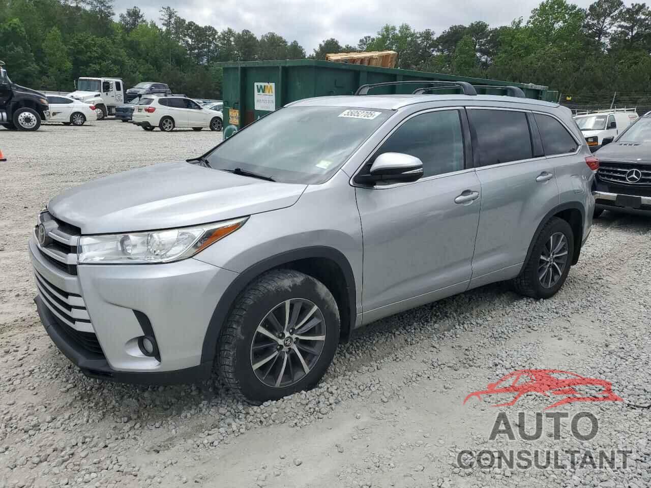 TOYOTA HIGHLANDER 2017 - 5TDJZRFH8HS375624