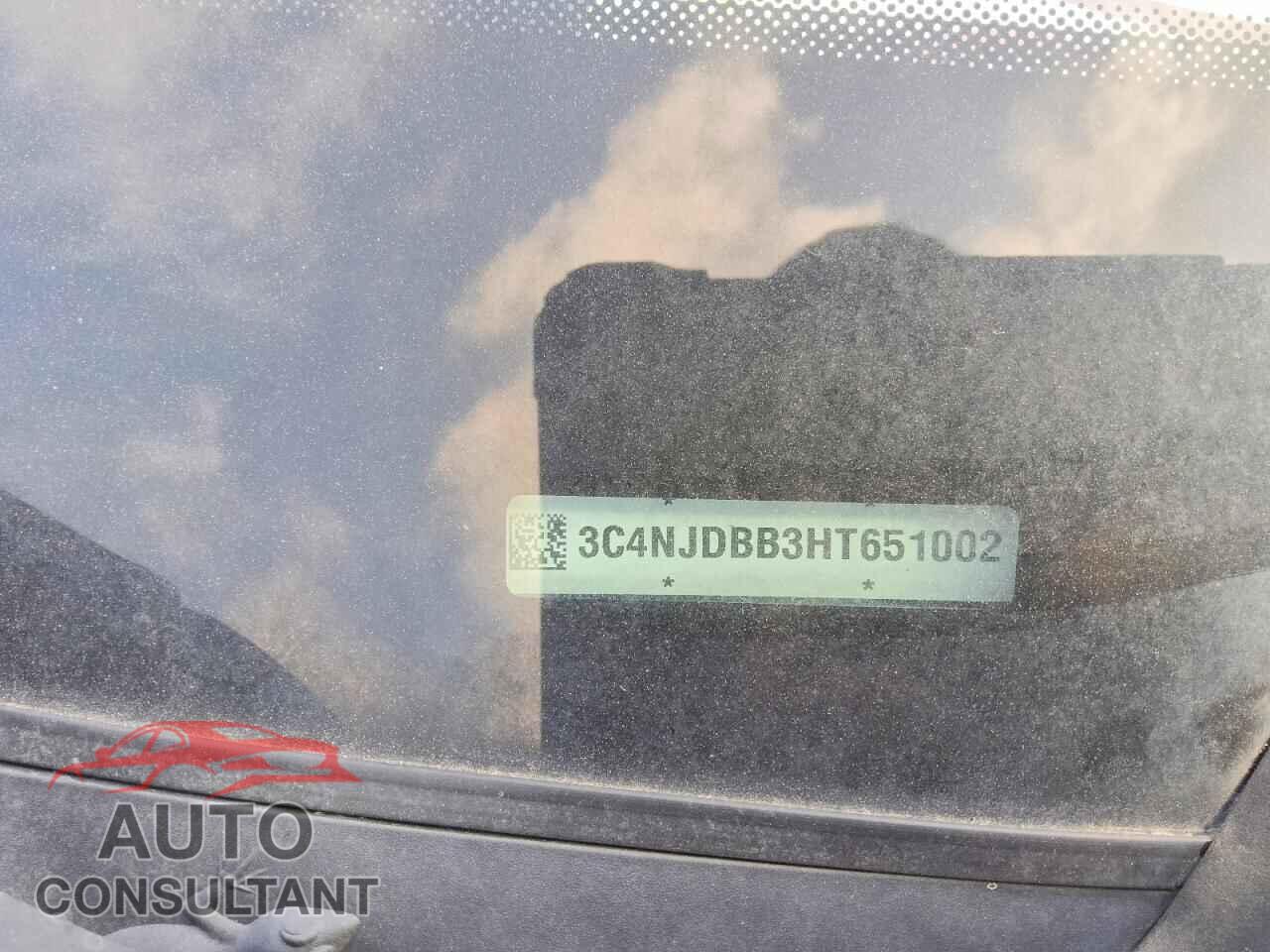 JEEP COMPASS 2017 - 3C4NJDBB3HT651002