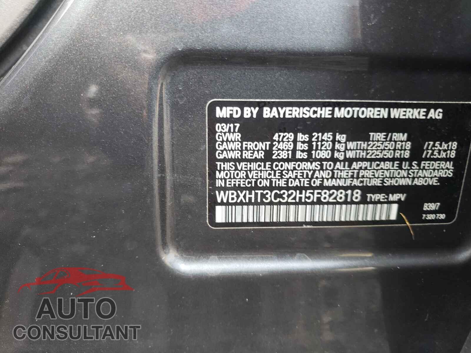 BMW X1 2017 - WBXHT3C32H5F82818