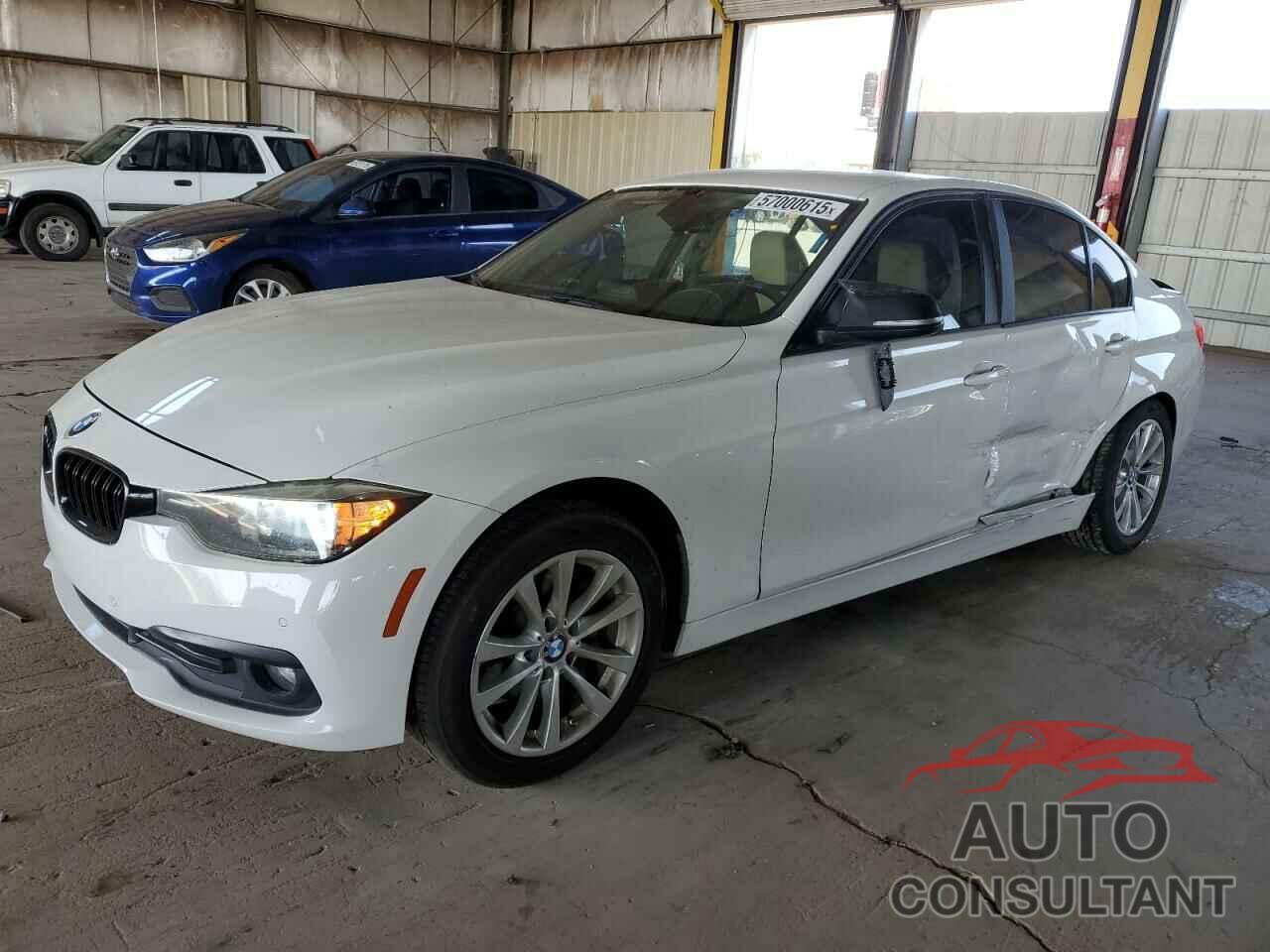 BMW 3 SERIES 2017 - WBA8E1G36HNU15751