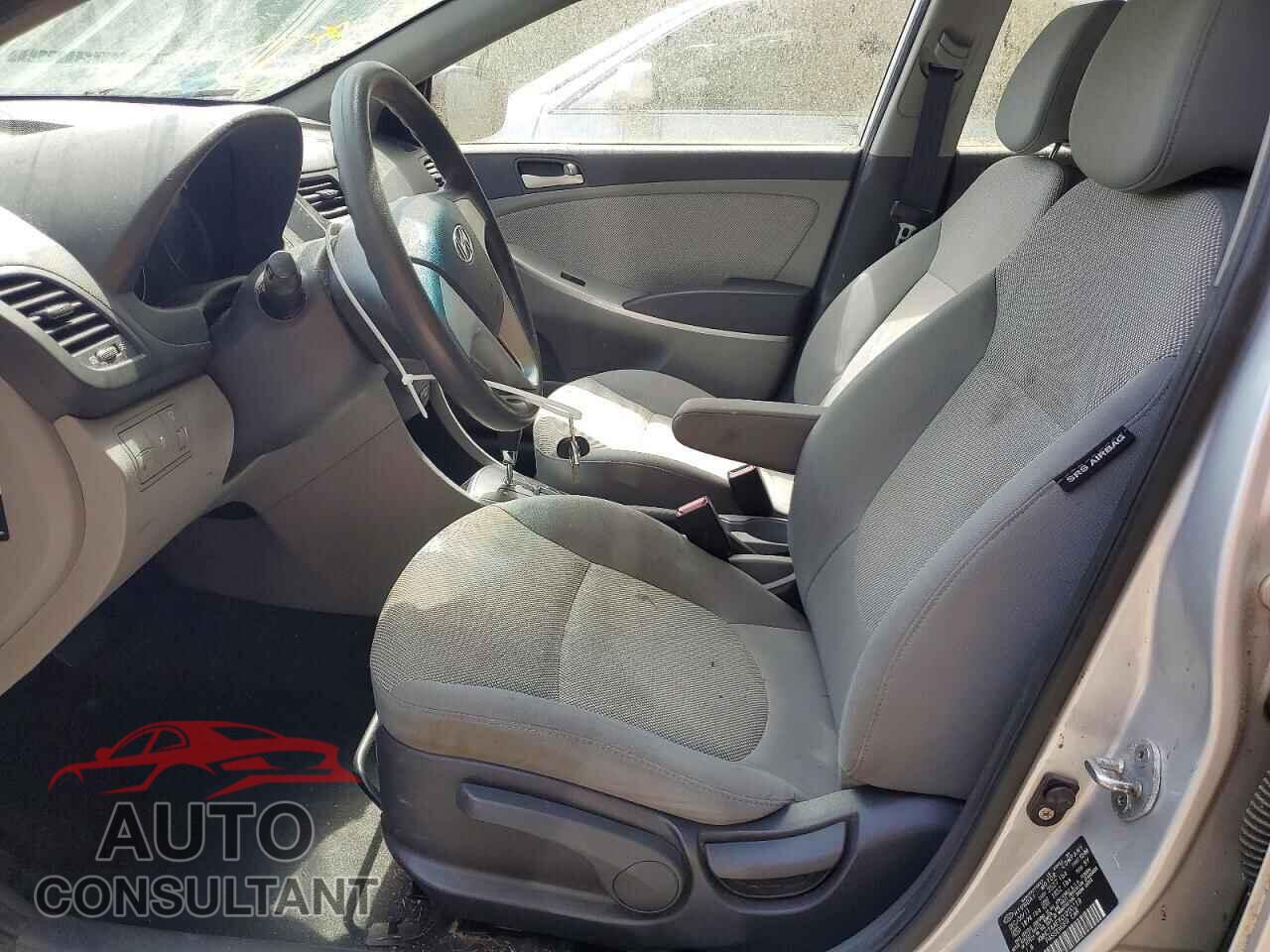 HYUNDAI ACCENT 2012 - KMHCT4AEXCU200219