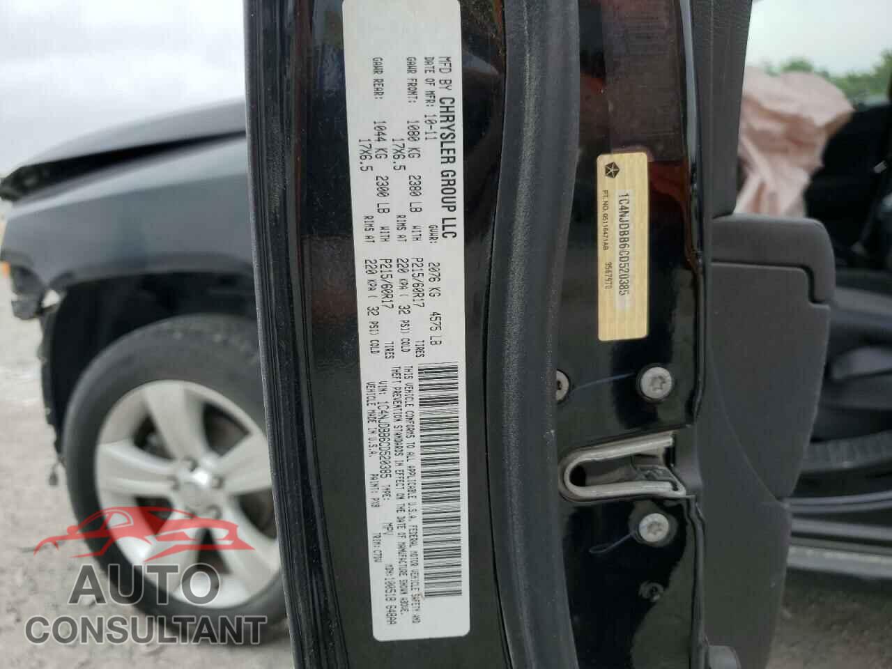JEEP COMPASS 2012 - 1C4NJDBB6CD520385