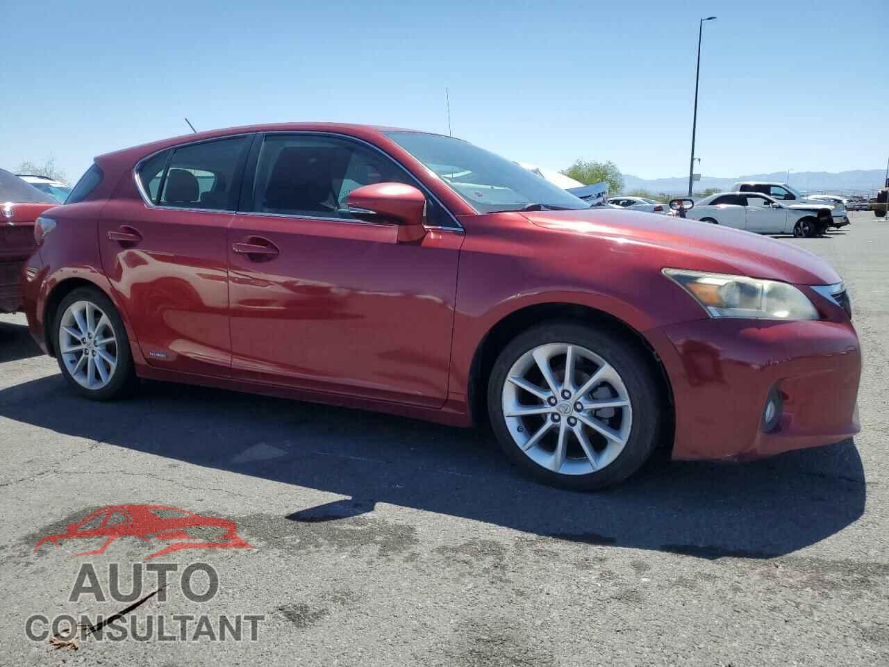 LEXUS CT 200 2012 - JTHKD5BH3C2084254