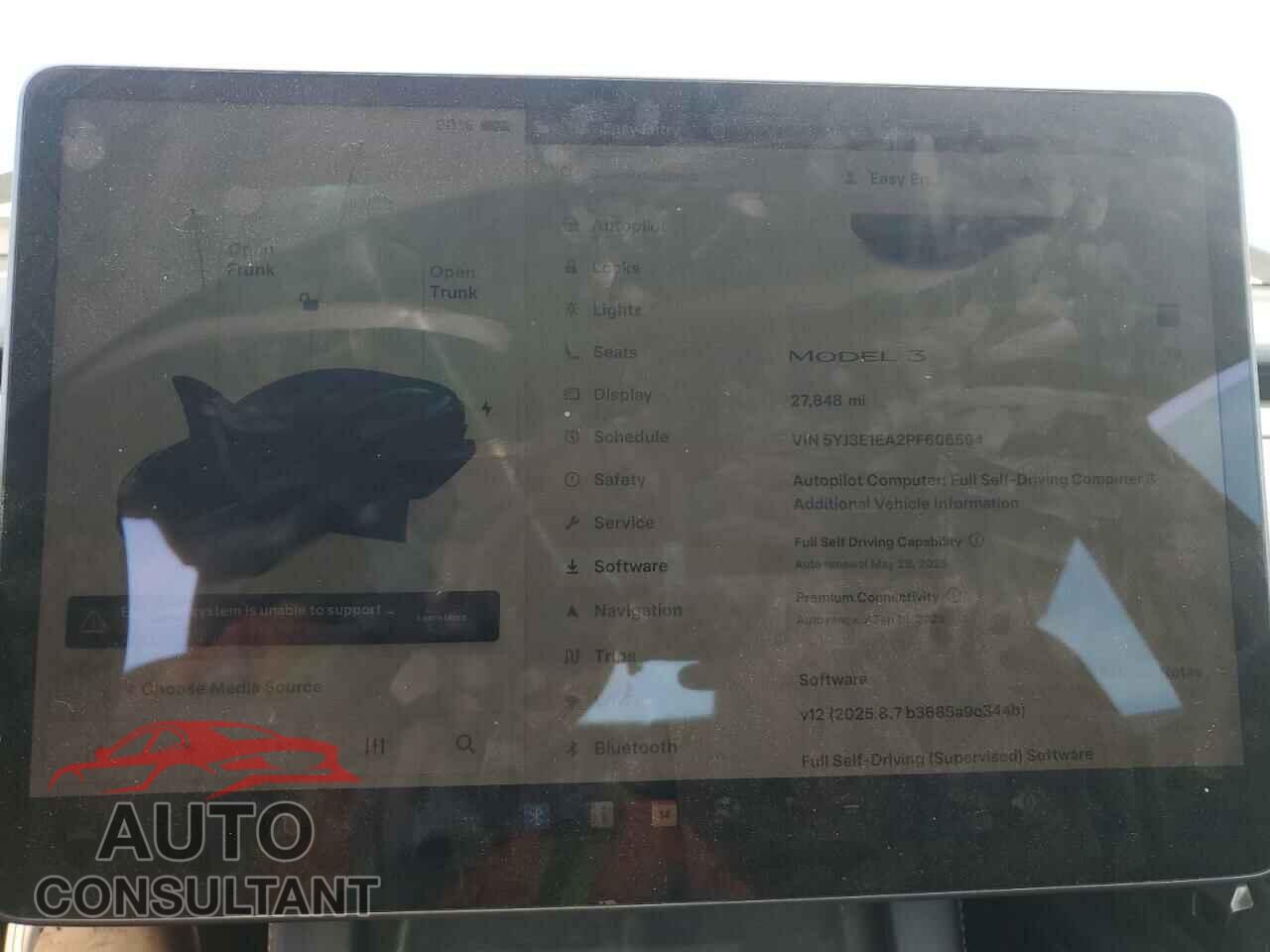 TESLA MODEL 3 2023 - 5YJ3E1EA2PF606594
