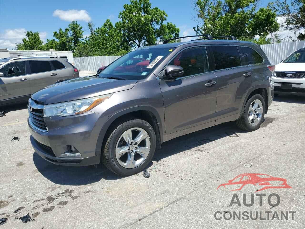 TOYOTA HIGHLANDER 2014 - 5TDDKRFHXES053628