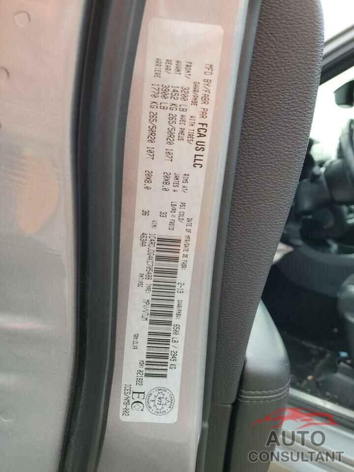 DODGE DURANGO 2019 - 1C4RDJDG4KC705488