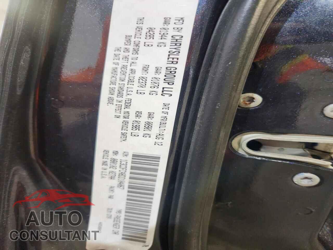 DODGE DART 2013 - 1C3CDFCA8DD104067