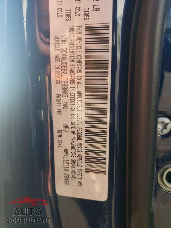 JEEP COMPASS 2018 - 3C4NJDBB0JT233003