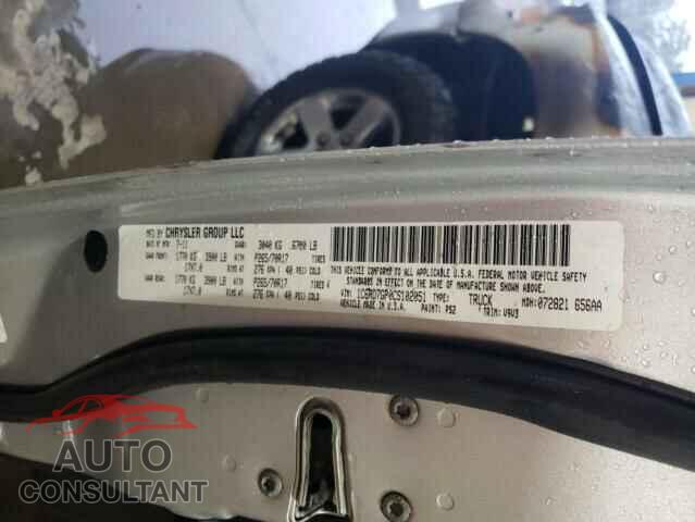 DODGE RAM 1500 2012 - 1C6RD7GP0CS102051