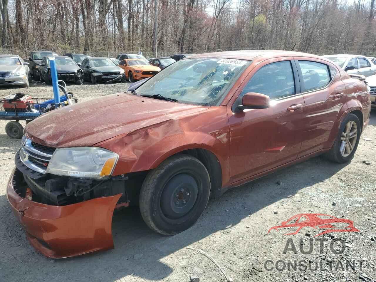 DODGE AVENGER 2012 - 1C3CDZCB3CN198572