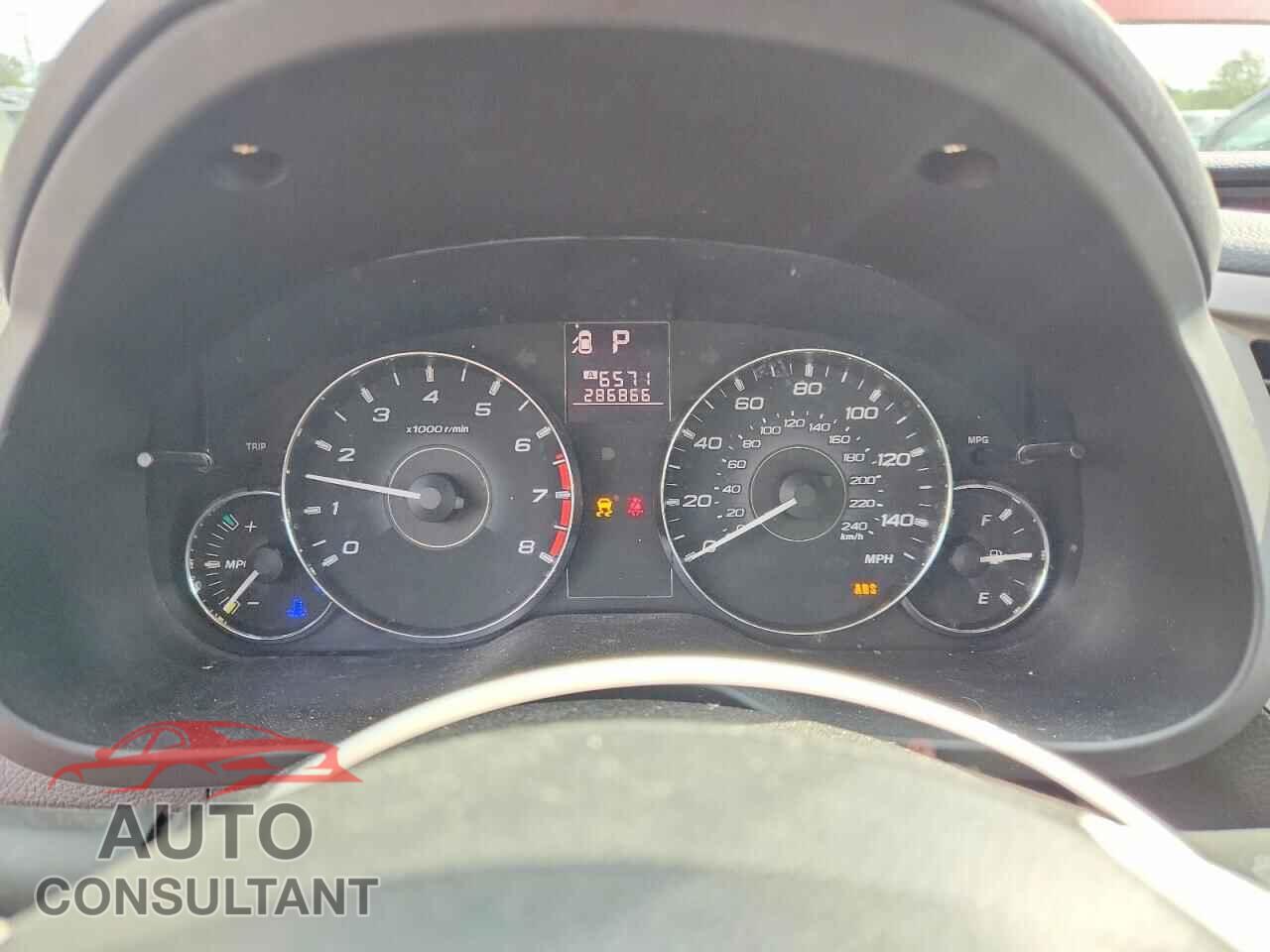 SUBARU OUTBACK 2012 - 4S4BRCCC7C3246578