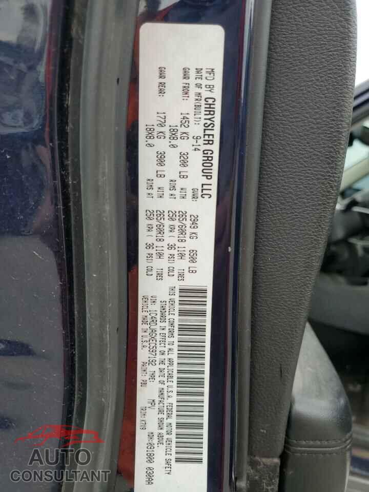 DODGE DURANGO 2014 - 1C4RDJAGXEC597192
