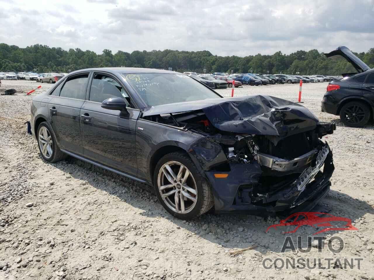 AUDI A4 2017 - WAUKMAF40HN057100