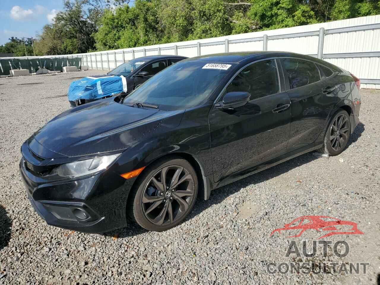 HONDA CIVIC 2019 - 2HGFC2F83KH596294