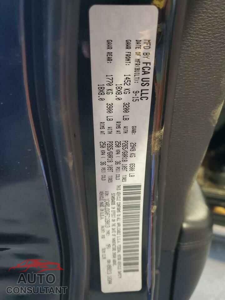 DODGE DURANGO 2015 - 1C4RDJDG0FC128013