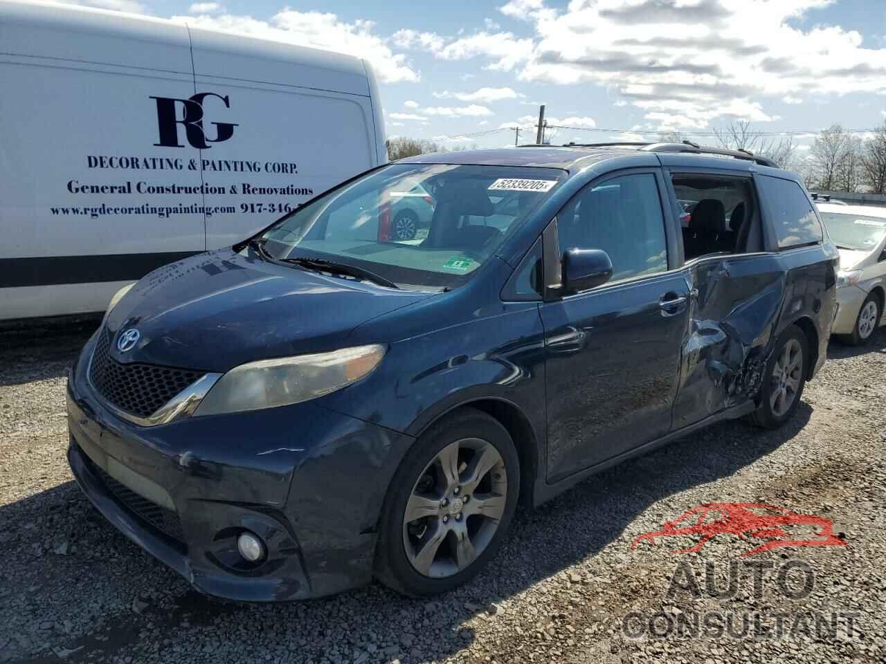 TOYOTA SIENNA 2012 - 5TDXK3DC7CS251937