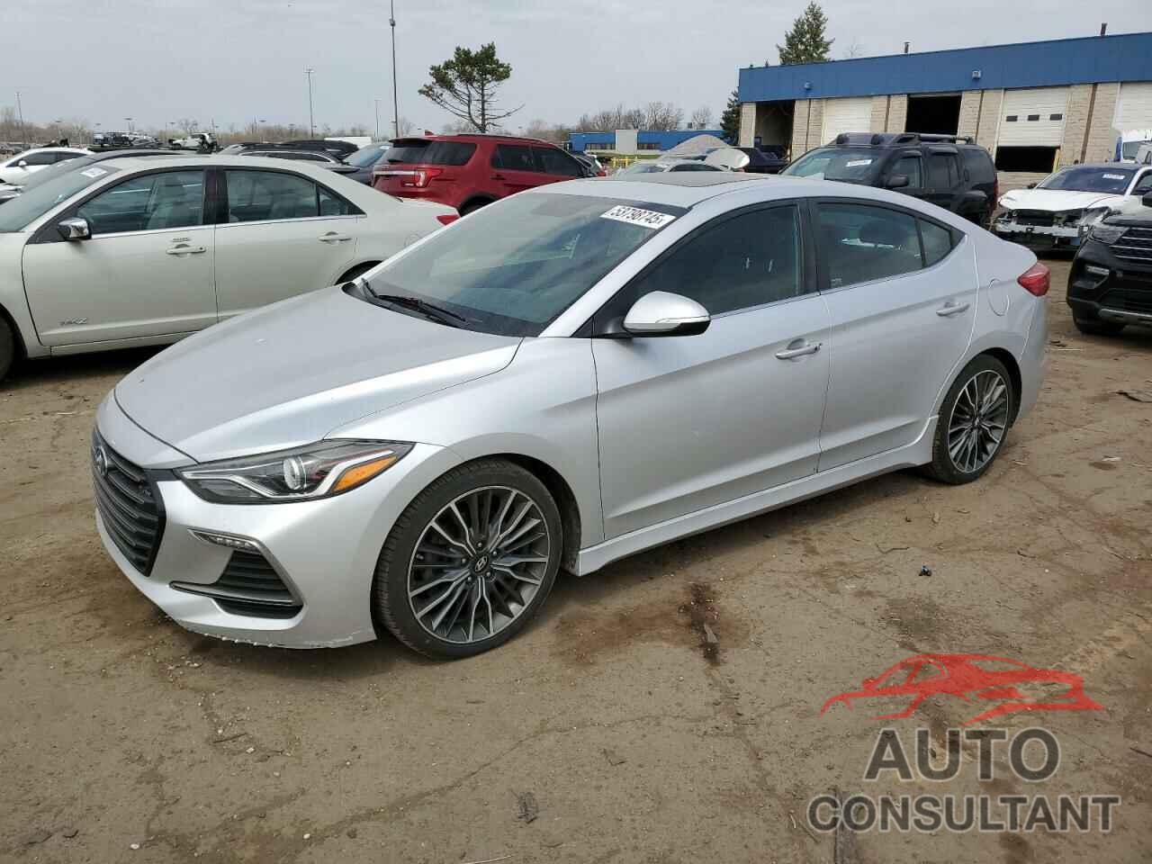 HYUNDAI ELANTRA 2018 - KMHD04LBXJU627123