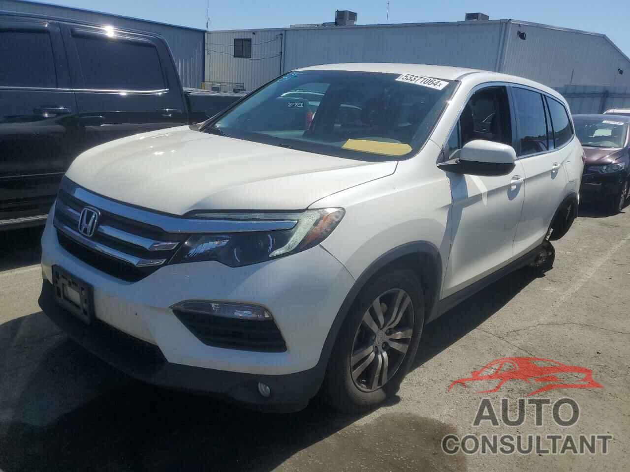 HONDA PILOT 2017 - 5FNYF5H39HB041494