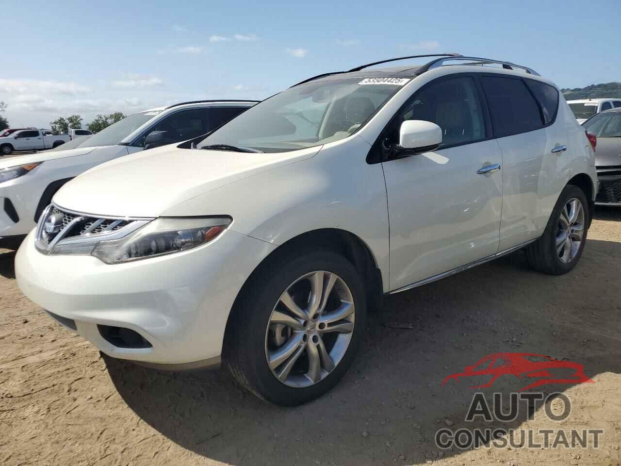 NISSAN MURANO 2011 - JN8AZ1MU8BW051828