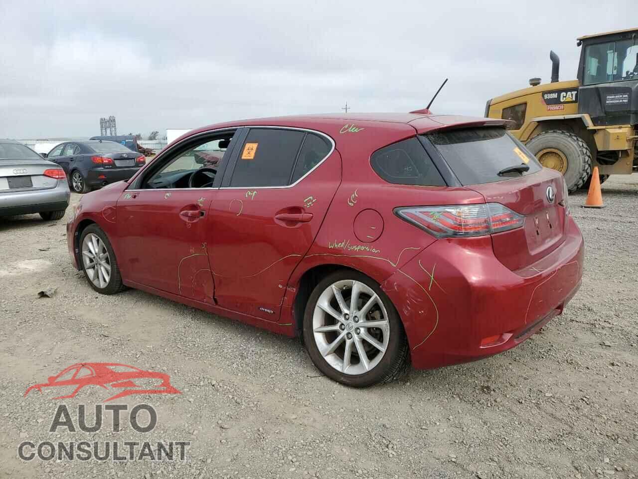 LEXUS CT 200 2012 - JTHKD5BH4C2113311