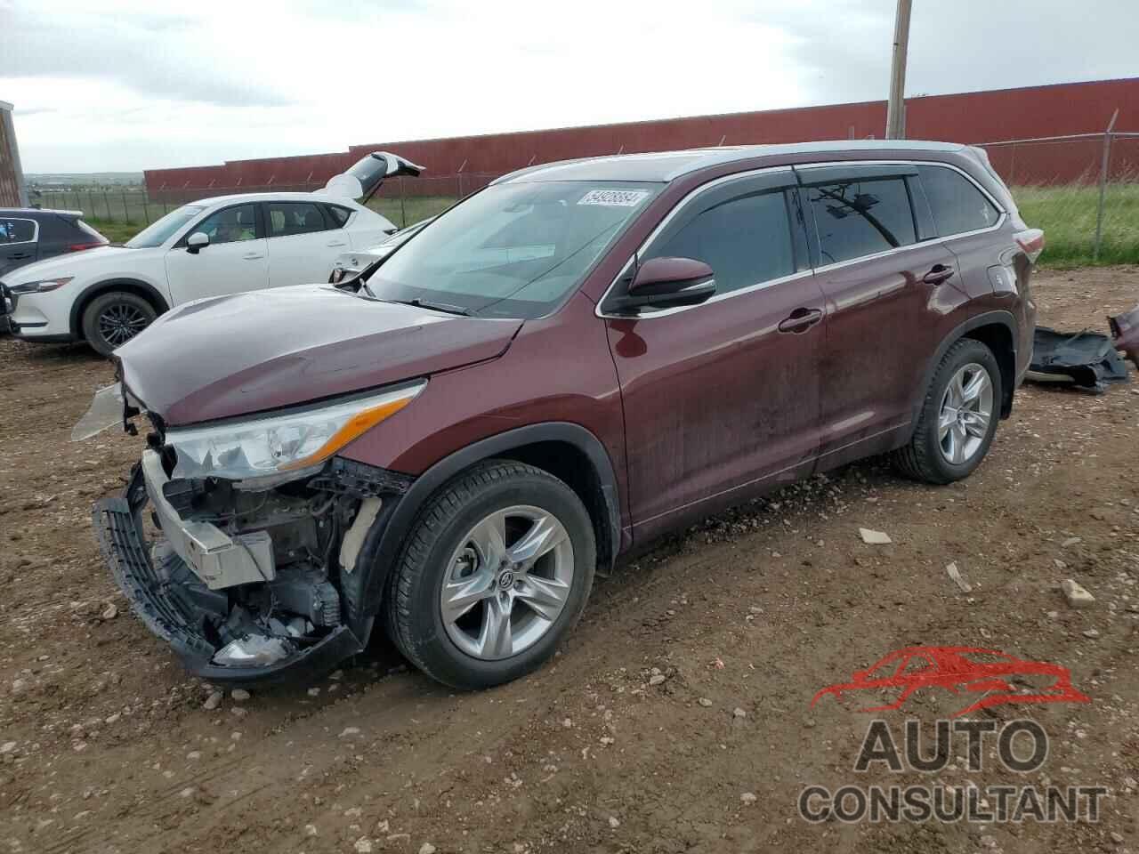 TOYOTA HIGHLANDER 2016 - 5TDDKRFH0GS323114