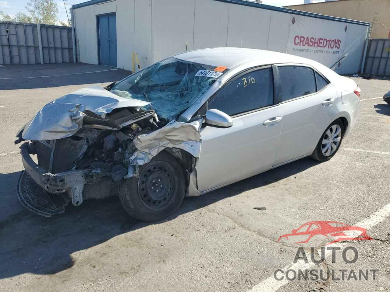 TOYOTA COROLLA 2016 - 2T1BURHE3GC565909