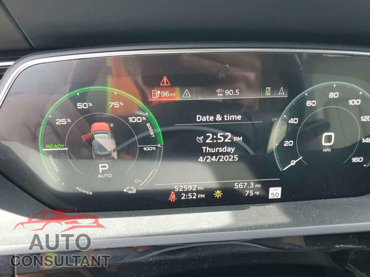 AUDI E-TRON 2019 - WA1LABGE1KB011825