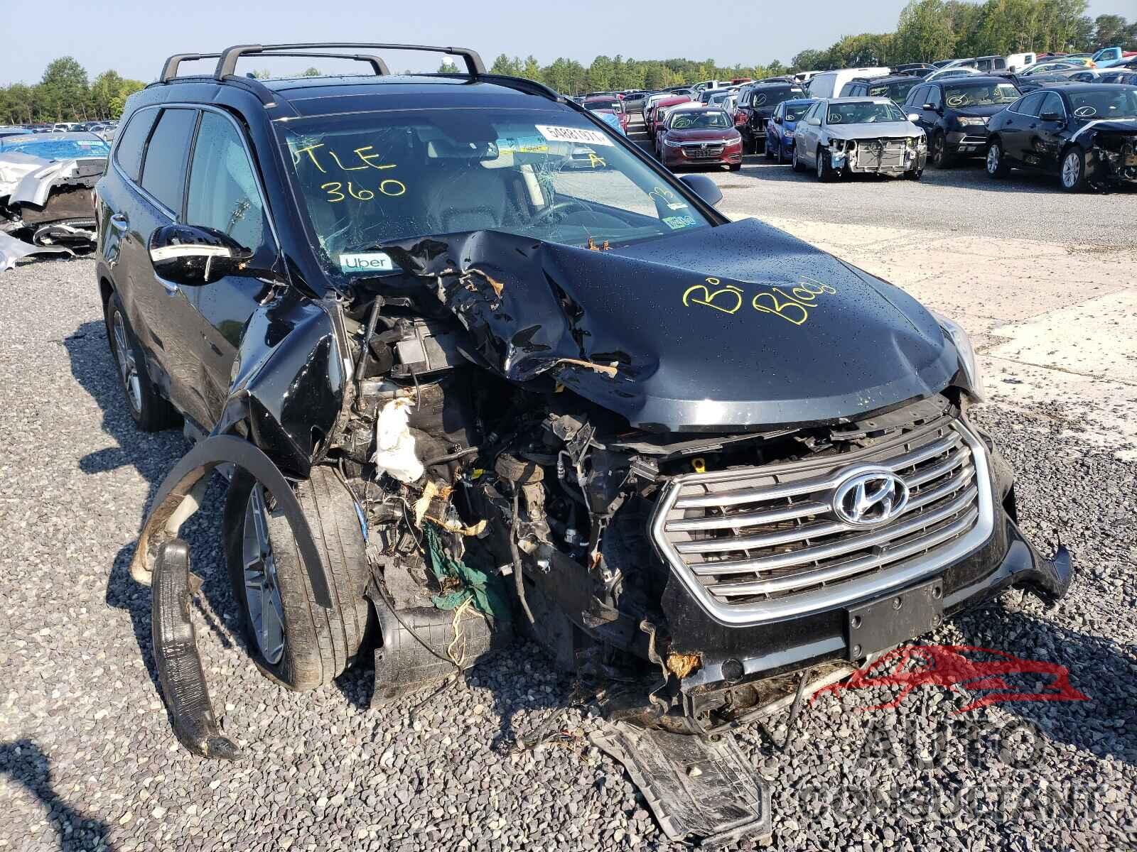 HYUNDAI SANTA FE 2017 - KM8SRDHF5HU250817