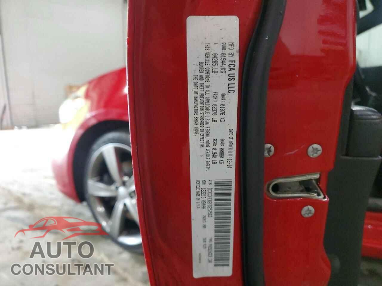 DODGE DART 2015 - 1C3CDFEB2FD252563