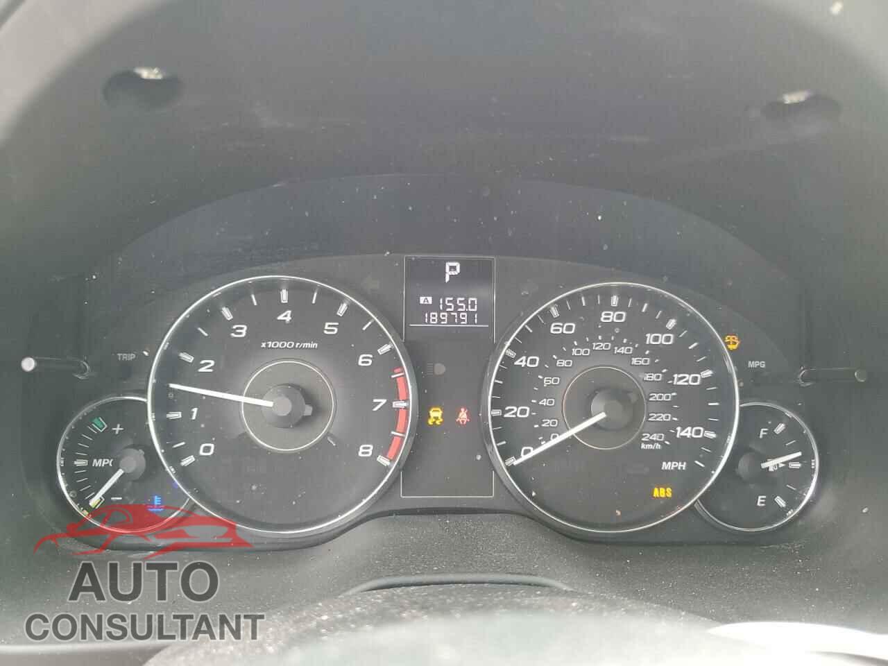 SUBARU OUTBACK 2012 - 4S4BRCKC1C3296474